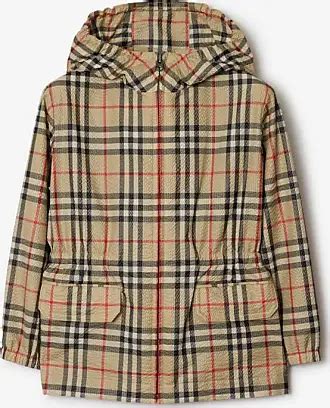 burberry kapuzenjacke check damen|Check Jacket in Sand .